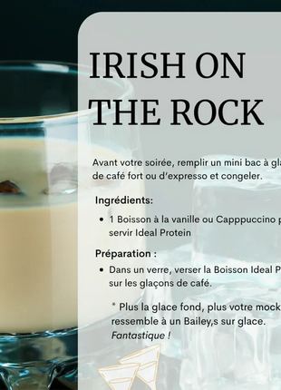 Boisson frappée cappuccino prêt à servir Ideal Protein | Caisse de 12