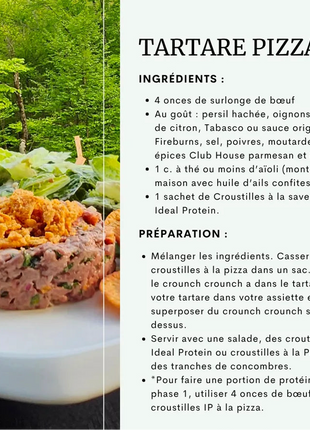 Croustilles à saveur de Pizza Ideal Protein | Sachet individuel