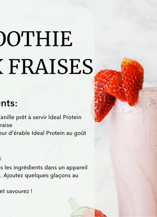 Boisson frappée vanille prêt à servir Ideal Protein | Unité