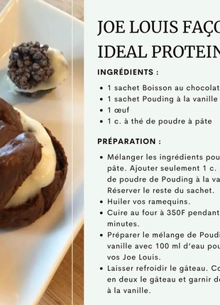 Préparation pour pouding à la vanille Ideal Protein | Boîte de 7