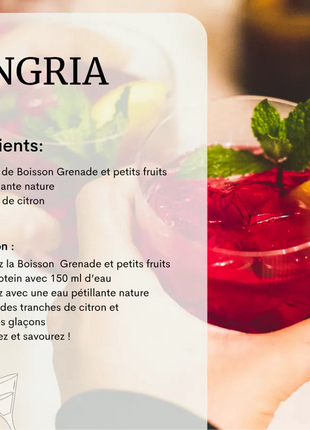 Préparation pour boisson grenade et petits fruits Ideal Protein | Sachet individuel