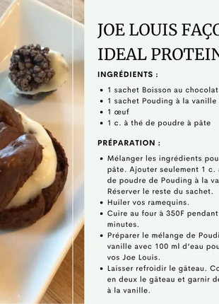Préparation pour pouding à la vanille Ideal Protein | Sachet individuel