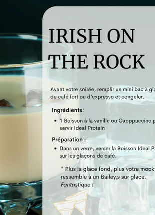 Boisson frappée vanille prêt à servir Ideal Protein | Unité