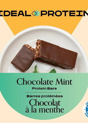 Barre protéinée chocolat et menthe Ideal Protein | Boîte de 7