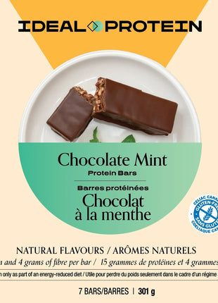 Barre protéinée chocolat et menthe Ideal Protein | Sachet individuel
