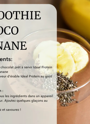 Boisson frappée chocolat prêt à servir Ideal Protein | Caisse de 12