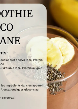 Boisson frappée chocolat prêt à servir Ideal Protein | Unité
