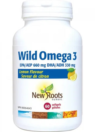 Omega 3 AEP 600mg ADH 330 mg -citron - New Roots Herbal