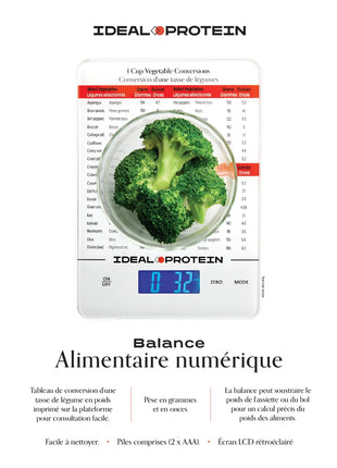 Balance alimentaire  numérique Ideal Protein 