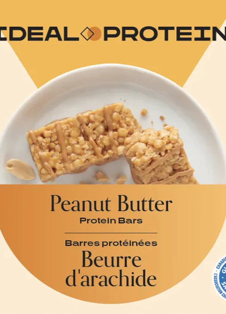 Barre protéinée beurre d’arachide Ideal Protein | Boîte de 7