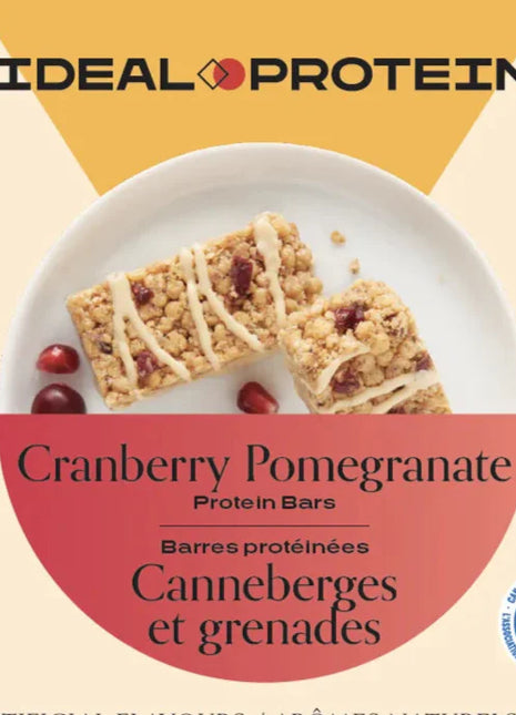 Barre protéinée canneberges et grenades Ideal Protein - Boîte de 7