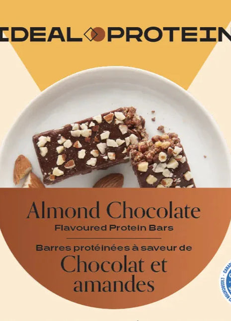Barre protéinée à saveur de chocolat et amande Ideal Protein | Boîte de 7