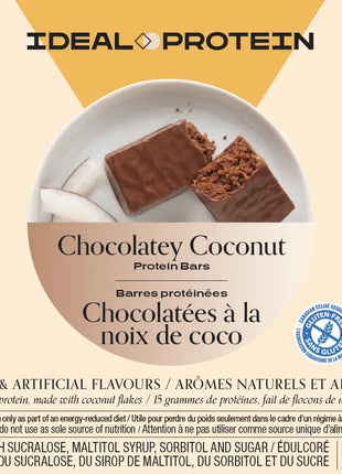 Barres protéinées chocolatées à la noix de coco - Boite de 7
