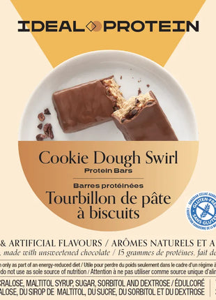 Barre protéinée tourbillon de pâte à biscuits - Ideal Protein- Maryse Nadeau Coach
