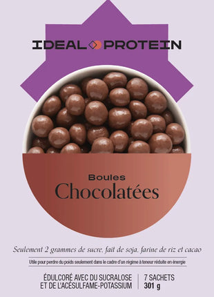 Boules chocolatées Ideal Protein | Boîte de 7