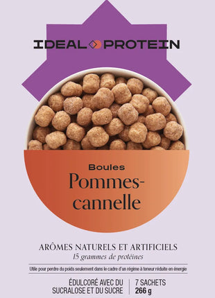 Boules pomme cannelle Ideal Protein | Boîte de 7