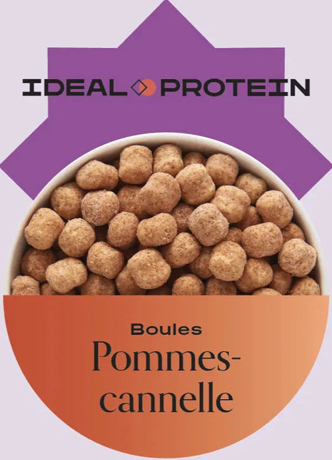 Boules pomme cannelle Ideal Protein | Boîte de 7