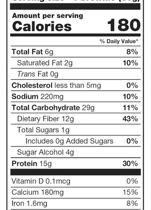 Brownies double Chocolat Ideal Protein | Fiche nutritionelle