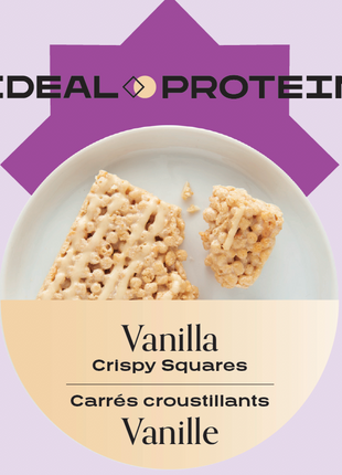 Carré croustillant vanille Ideal Protein | Boîte de 7