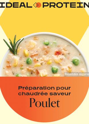 Préparation pour chaudrée saveur poulet Ideal Protein | Boîte de 7