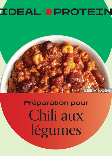 Préparation pour chili aux légumes Ideal Protein - Boite