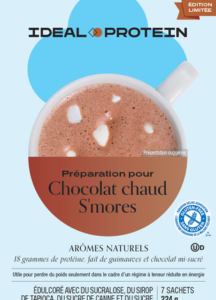 Préparation pour chocolat chaud S'mores Ideal Protein - Maryse Nadeau Coach