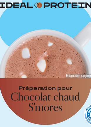 Préparation pour chocolat chaud S'mores Ideal Protein | Boîte de 7