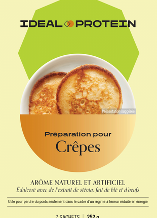 Préparation pour crêpes nature Ideal Protein- Maryse Nadeau Coach