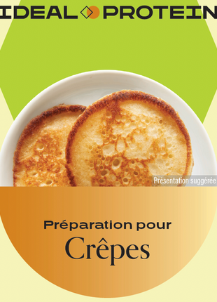 Préparation pour crêpes nature Ideal Protein | Boîte de 7