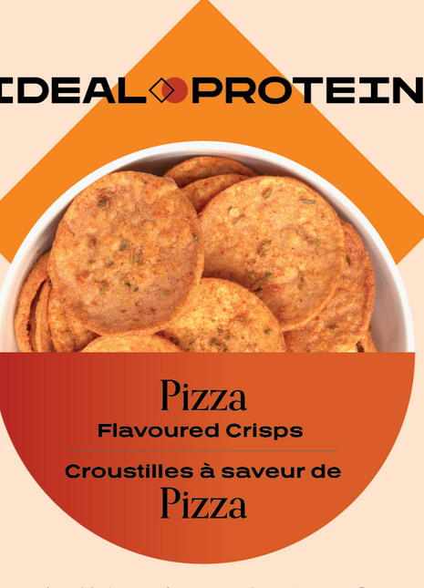 Croustilles à saveur de Pizza Ideal Protein | Boîte de 7
