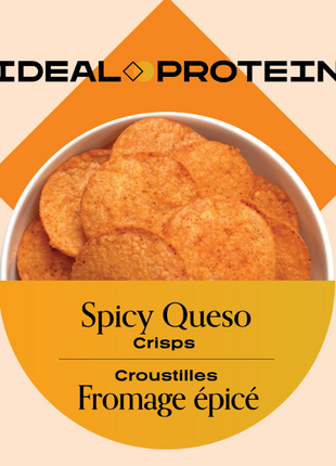 Croustilles fromage épicé Ideal Protein | Boîte de 7