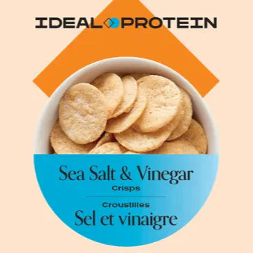 Croustilles sel et vinaigre Ideal Protein | Boîte de 7