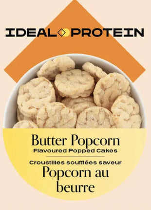 Croustilles soufflées saveur Popcorn au beurre Ideal Protein | Boîte de 7
