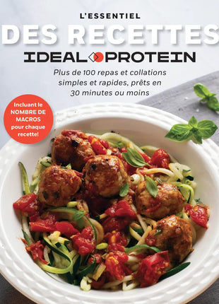 Livre L'essentiel des recettes Ideal Protein