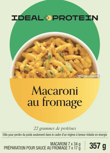 Macaroni au fromage Ideal Protein - Boîte de 7
