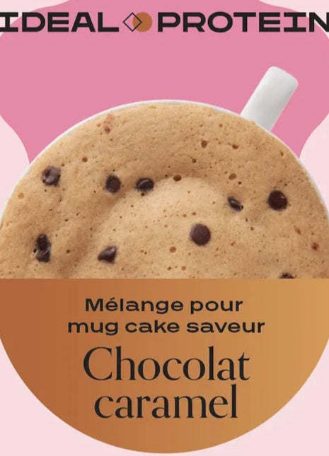 Mélange pour Mug cake à saveur de chocolat et caramel Ideal Protein - Boîte de 7