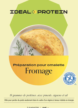 Préparation pour omelette au fromage Ideal Protein | Boîte de 7