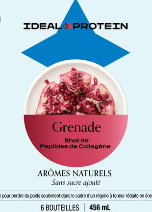 Peptide de collagène grenade -Ideal protein - Boite de 6