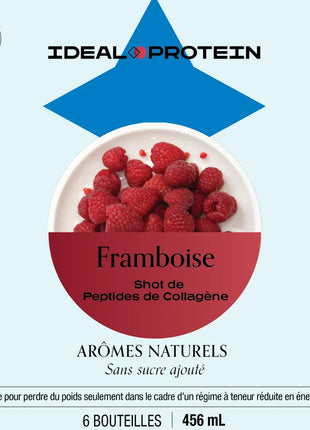Shot de peptide de collagène saveur Framboise Ideal Protein - Boite