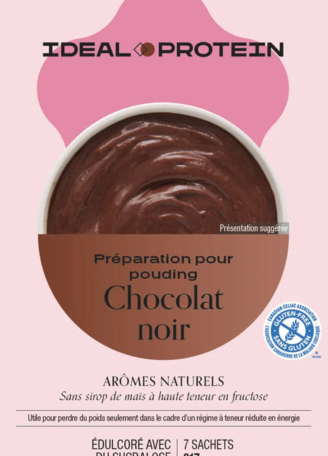 Préparation pour pouding au chocolat noir Ideal Protein - Maryse Nadeau Coach