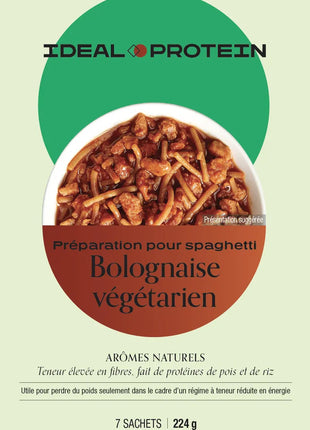 Préparation pour Spaghetti bolognaise végétarien Ideal Protein - Maryse Nadeau Coach