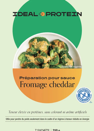 Préparation pour sauce au fromage cheddar Ideal Protein -Maryse adeau Coach
