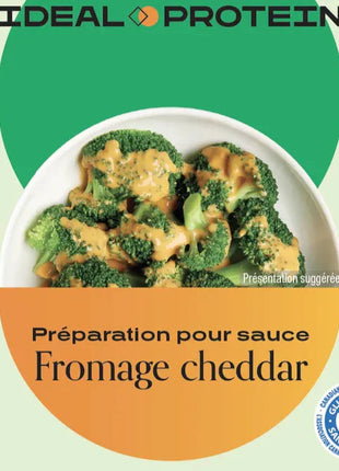 Préparation pour sauce au fromage cheddar Ideal Protein - Boîte de 7