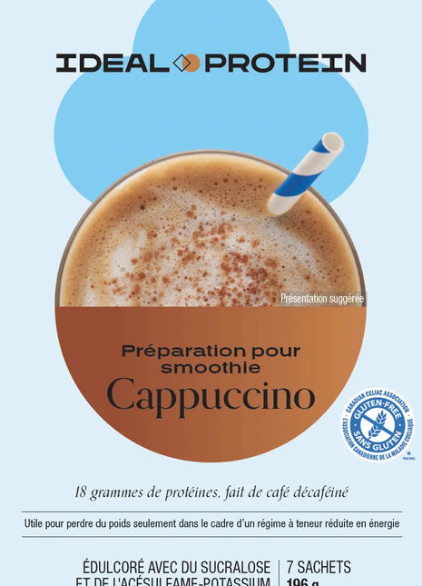 Préparation pour smoothie cappuccino Ideal Protein -Maryse Nadeau Coach