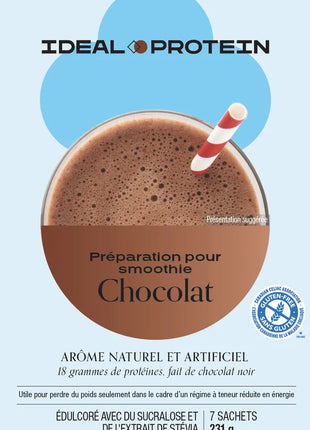 Préparation pour smoothie chocolat Ideal Protein |-Maryse Nadeau Coach