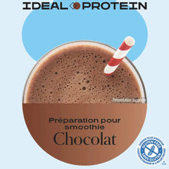 Préparation pour smoothie chocolat Ideal Protein | Boîte de 7