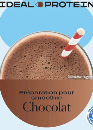 Préparation pour smoothie chocolat Ideal Protein | Boîte de 7