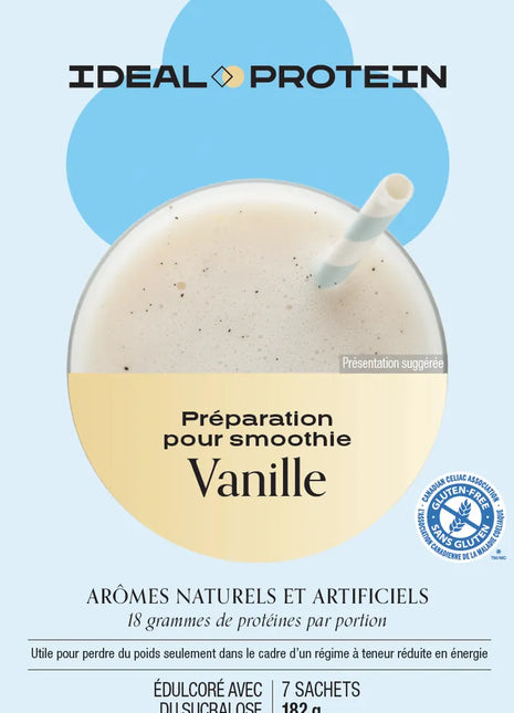 Préparation pour smoothie à la vanille Ideal Protein - Maryse Nadeau Coach